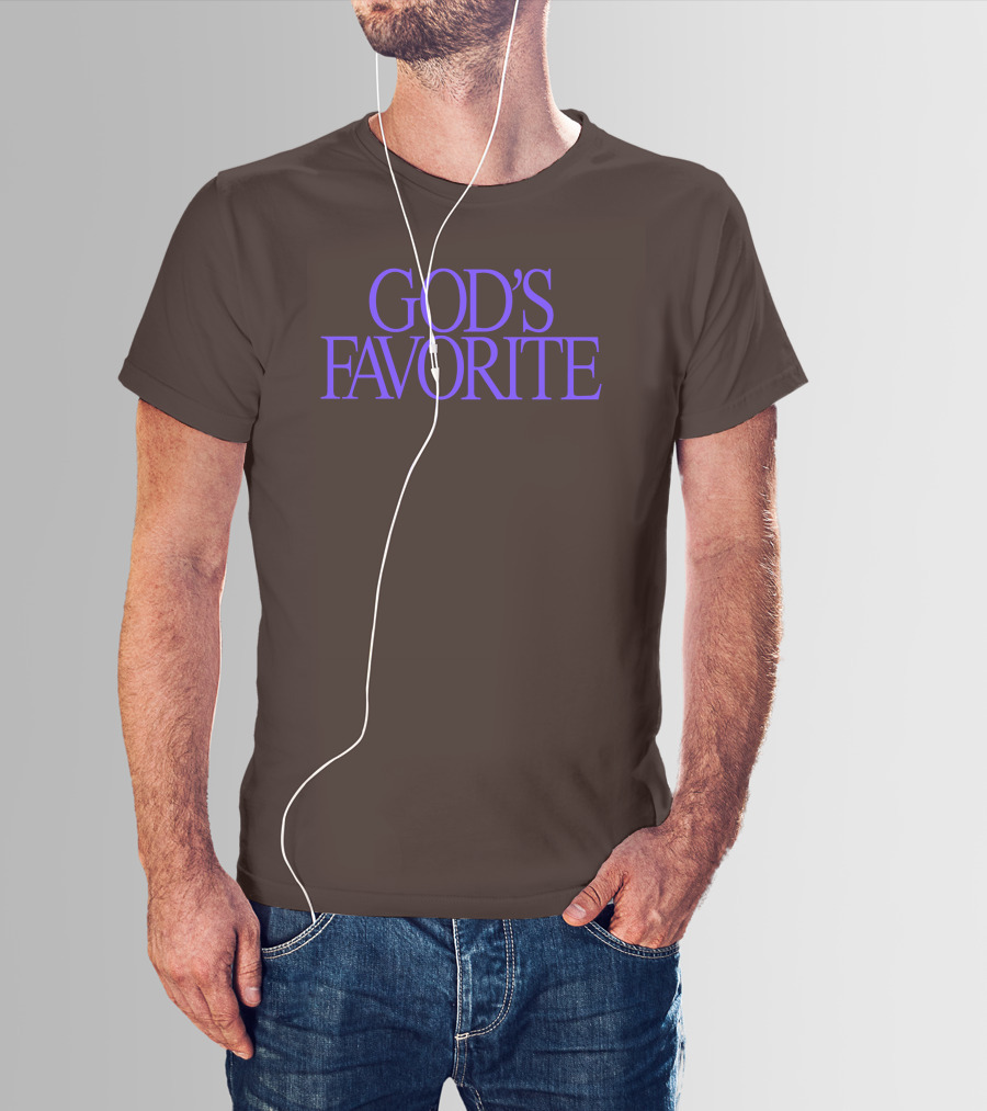 Lilipropaganda God's Favorite Text In Bold Purple Letters T-Shirt