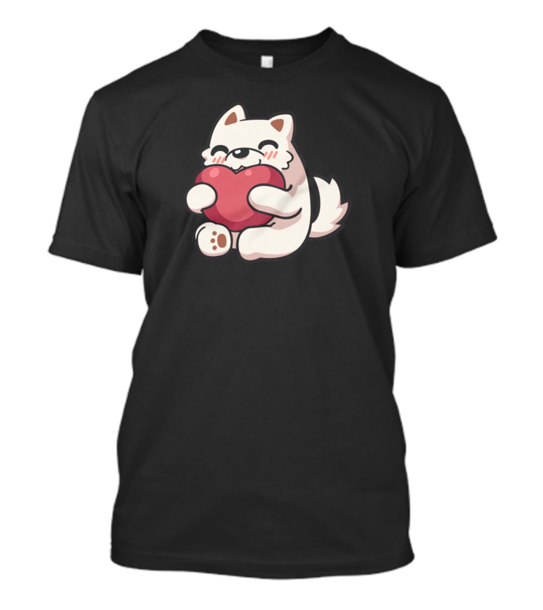 Stream Elements Merch Darkviperau Love Cute Puppy Heart T-Shirt