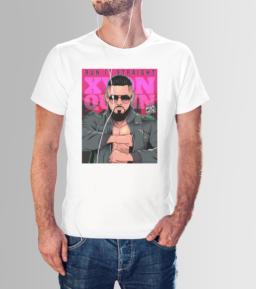 RUN IT STRAIGHT XYON QUINN MILES MEDIA ORIGINAL T-Shirt