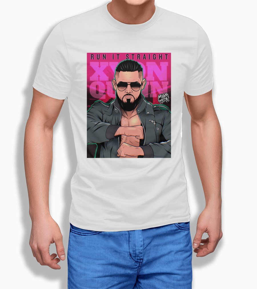 RUN IT STRAIGHT XYON QUINN MILES MEDIA ORIGINAL T-Shirt