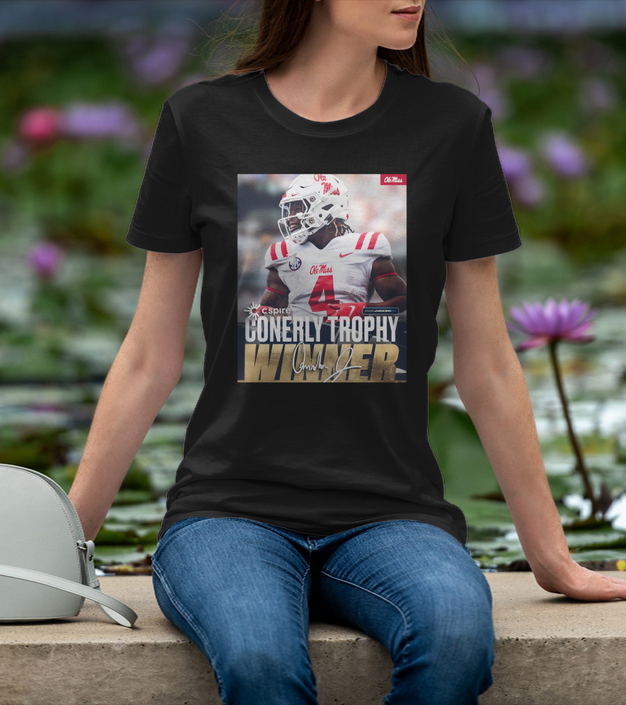 C Spire Conerly Trophy Winner Ole Miss Quinshon Judkins T-Shirt