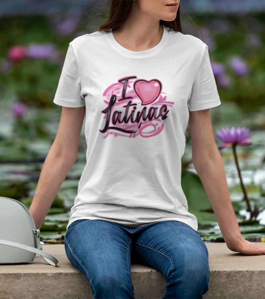 Imdope Shop I Love Latinas Glaive Heart T-Shirt