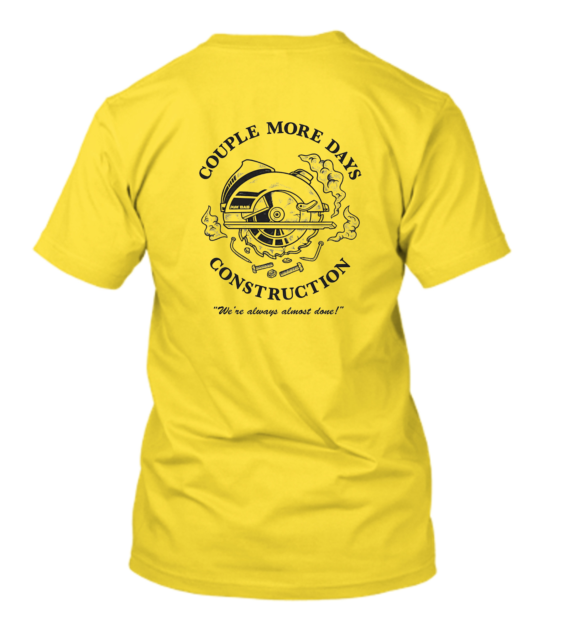 CMD Construction Nails Dude Dad Shop T-Shirt
