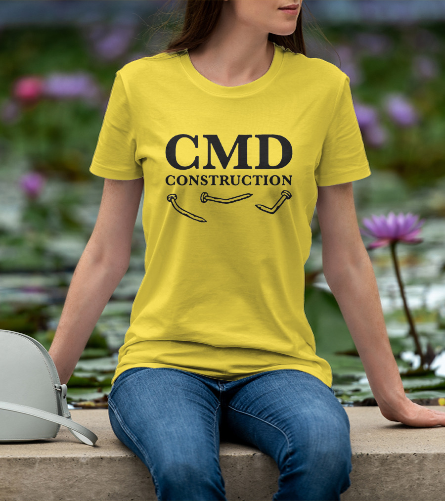 CMD Construction Nails Dude Dad Shop T-Shirt