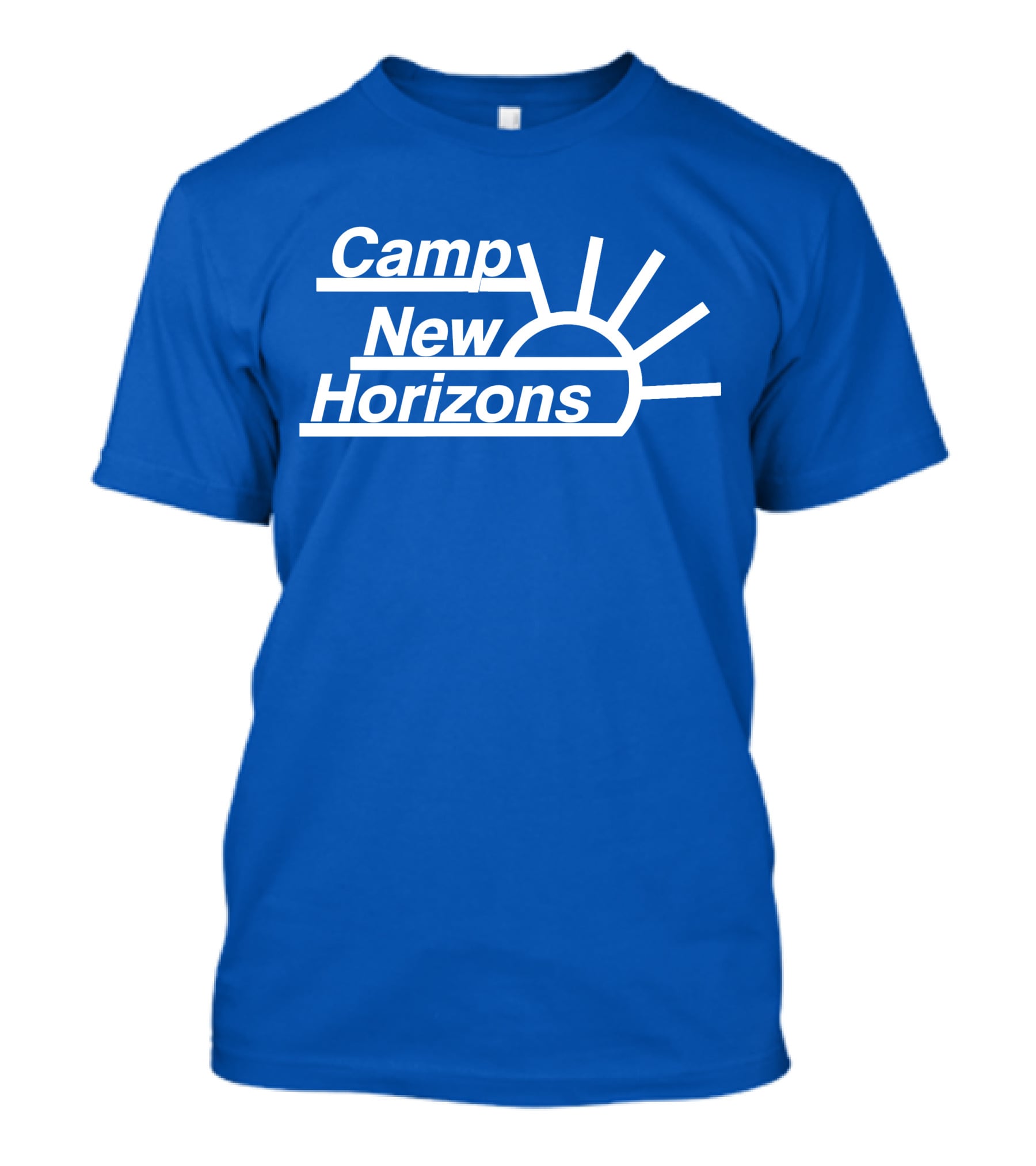 Camp New Horizons Camper Sunrise T-Shirt
