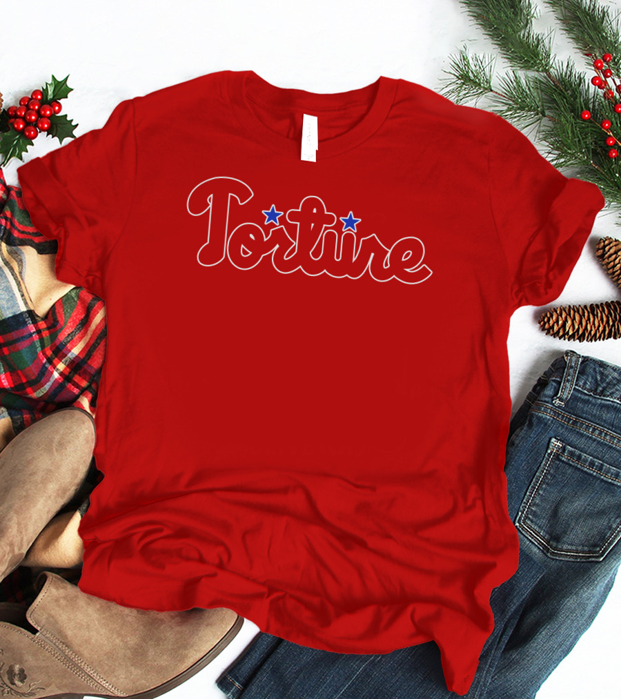 Torture Phillies Iconic Style Star T-Shirt