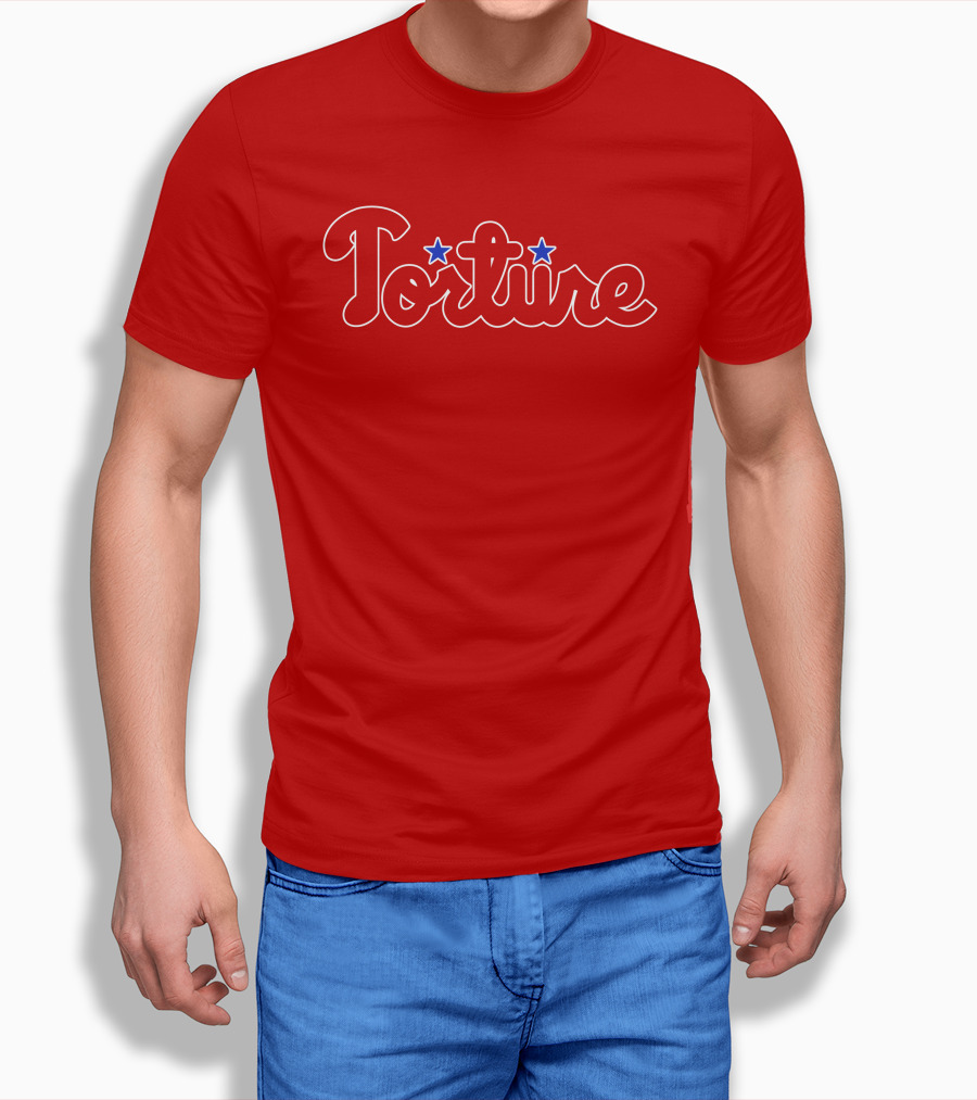 Torture Phillies Iconic Style Star T-Shirt