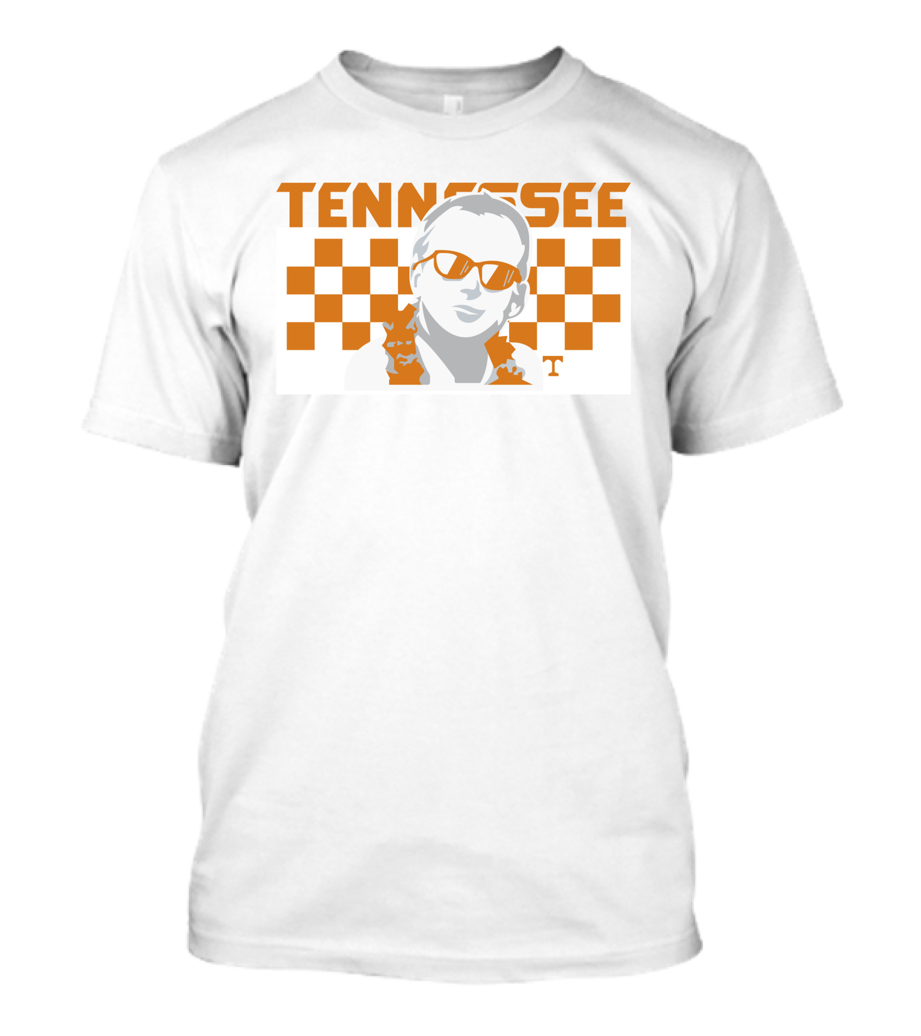 Tennessee Basketball Checkerboard Sunglasses T T-Shirt