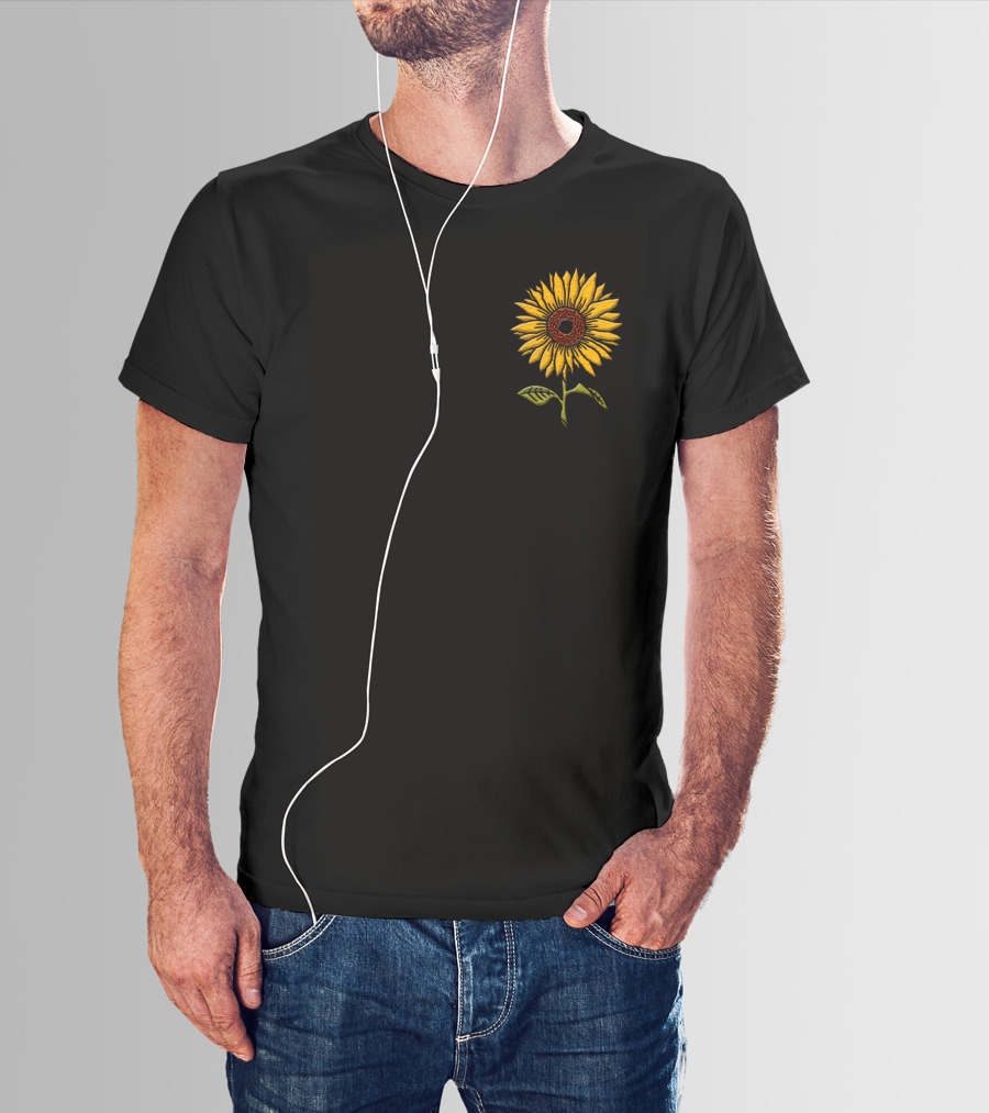 Acacia Strain Sunflower Design Merch T-Shirt