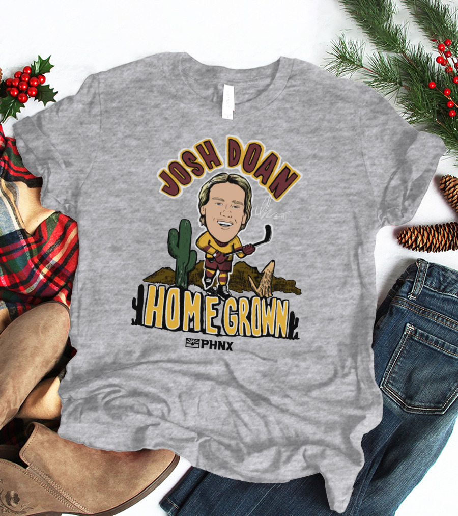 Josh Doan Homegrown PHNX Cactus Desert Hockey T-Shirt