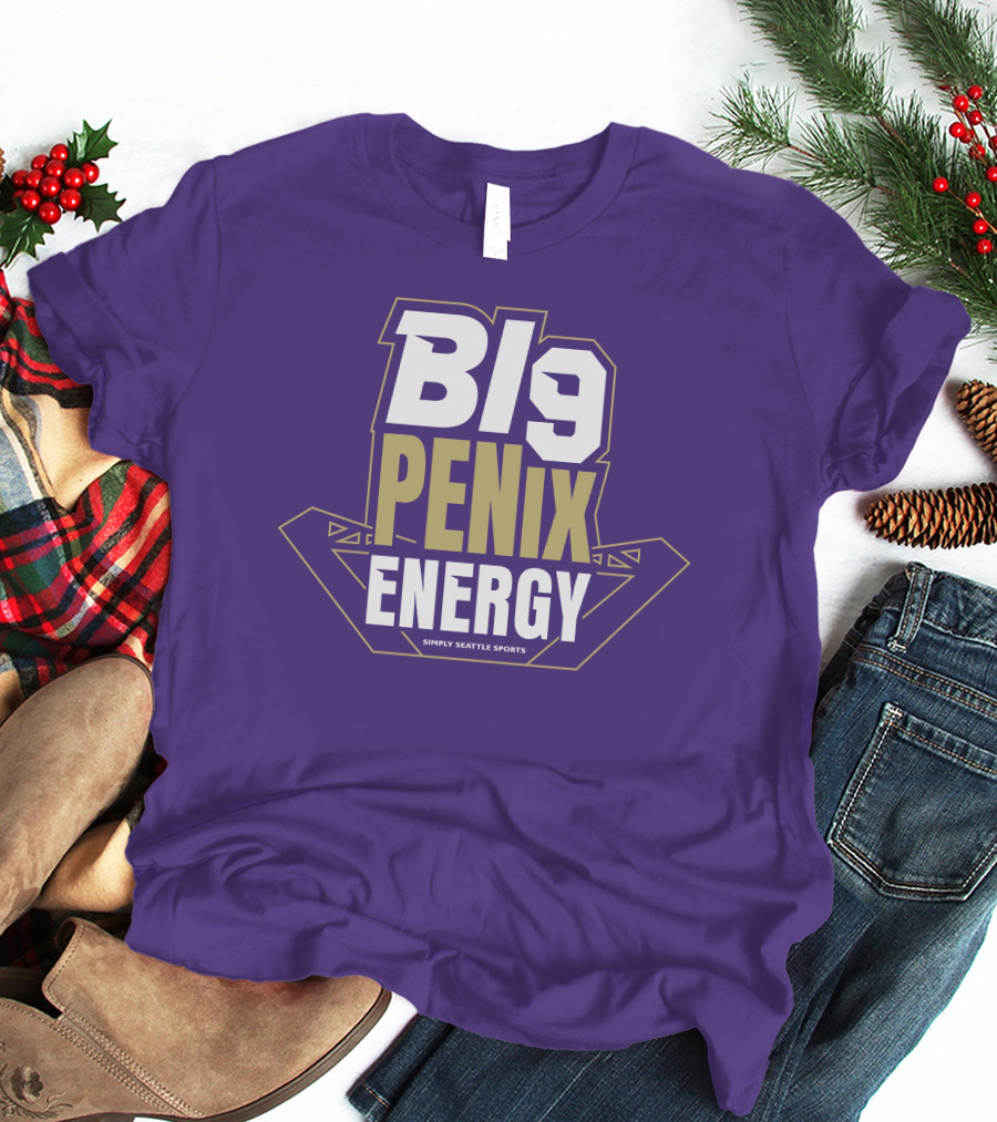 Big Penix Energy Simply Seattle Sports T-Shirt
