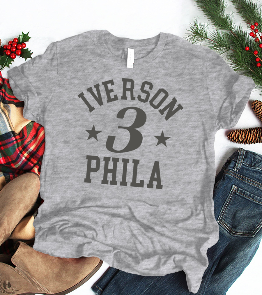 Iverson 3 Phila Stars Basketball Philadelphia T-Shirt