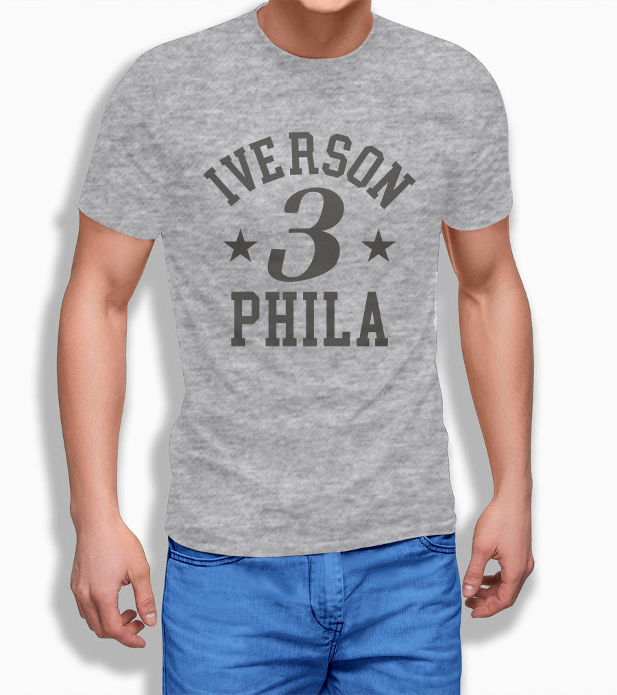 Iverson 3 Phila Stars Basketball Philadelphia T-Shirt
