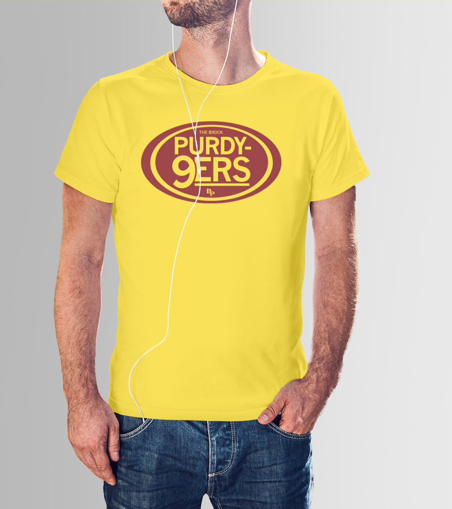 The Brock Purdy-9Ers BP Logo Oval T-Shirt