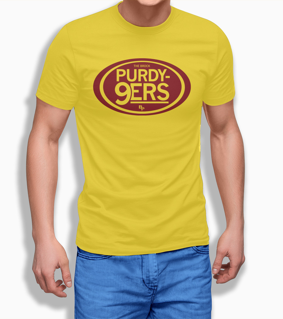The Brock Purdy-9Ers BP Logo Oval T-Shirt