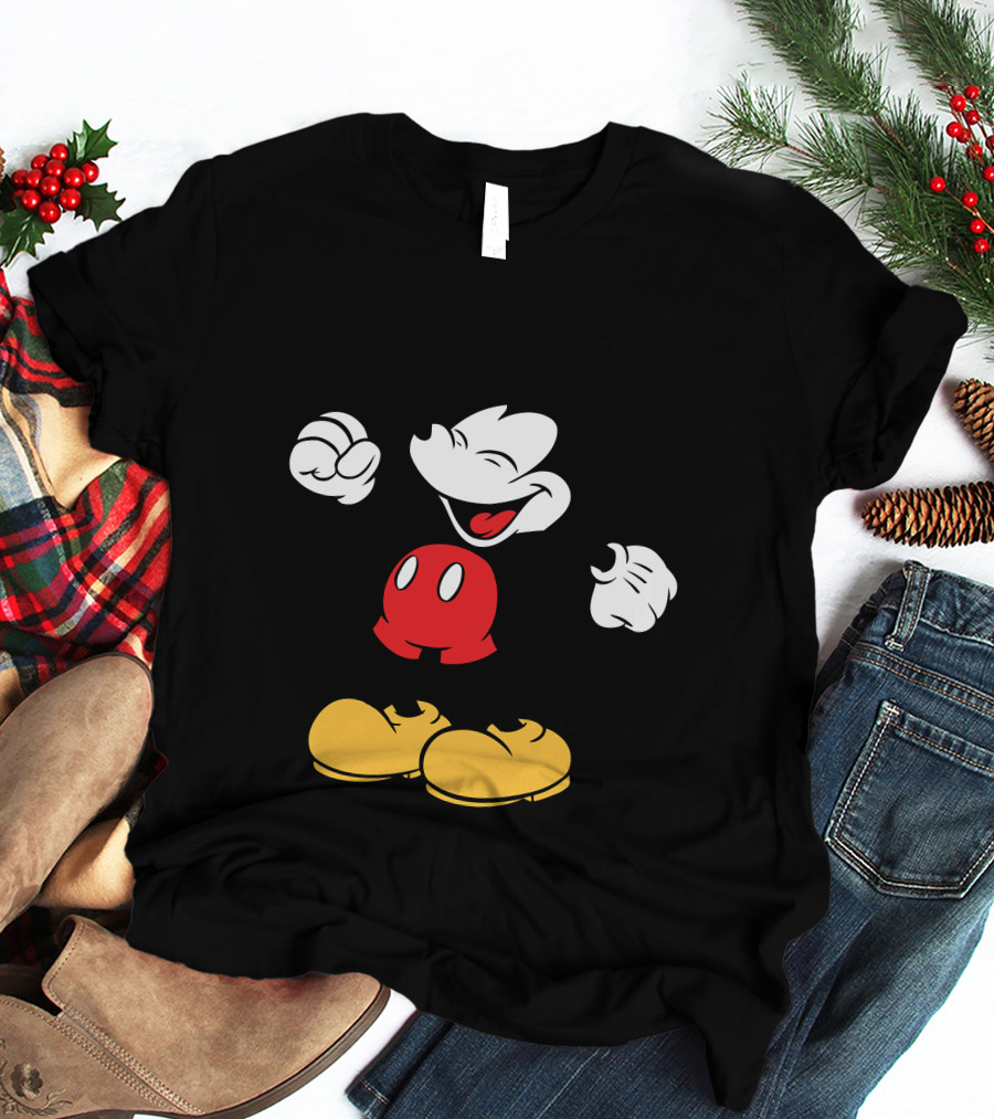 Mickey Mouse Classic Cheerful Disney Character T-Shirt