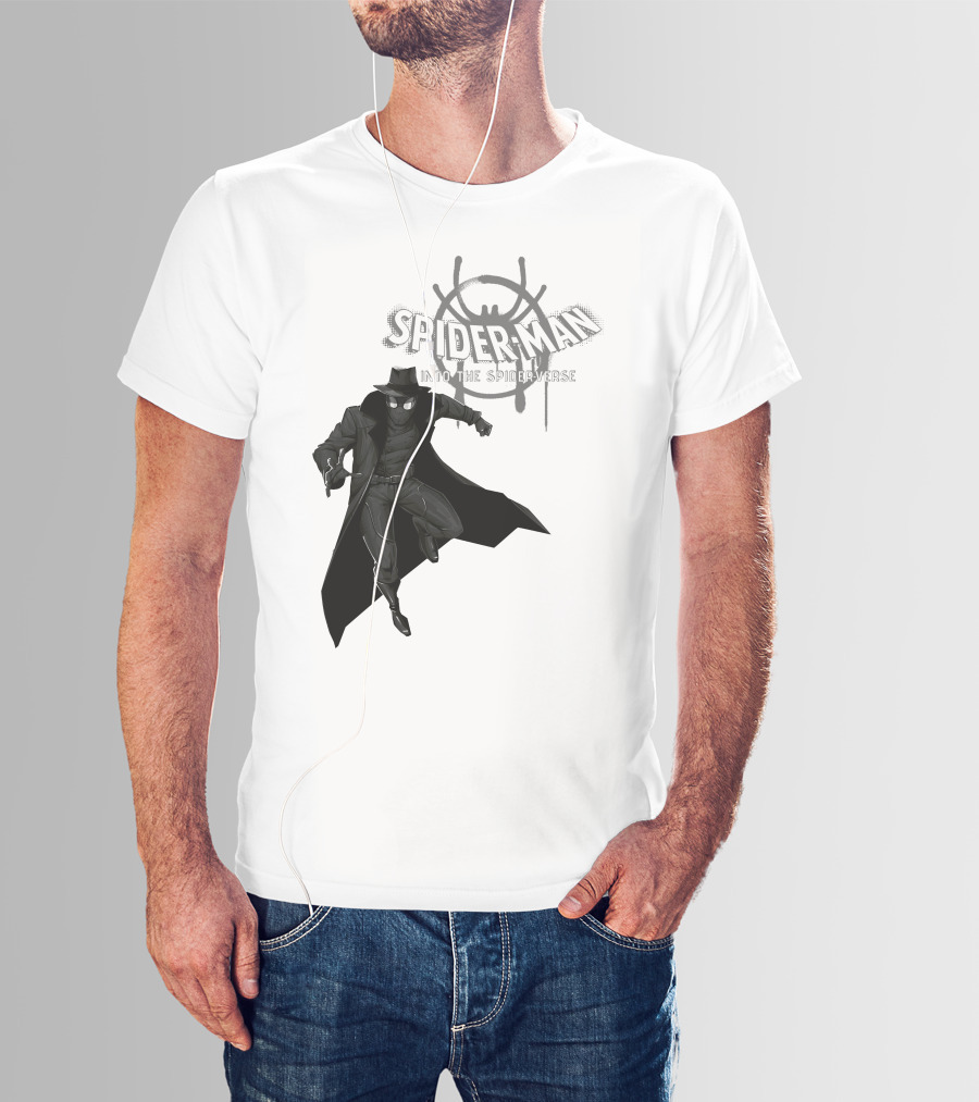 Marvel Spider-Man Into The Spider-Verse Noir T-Shirt