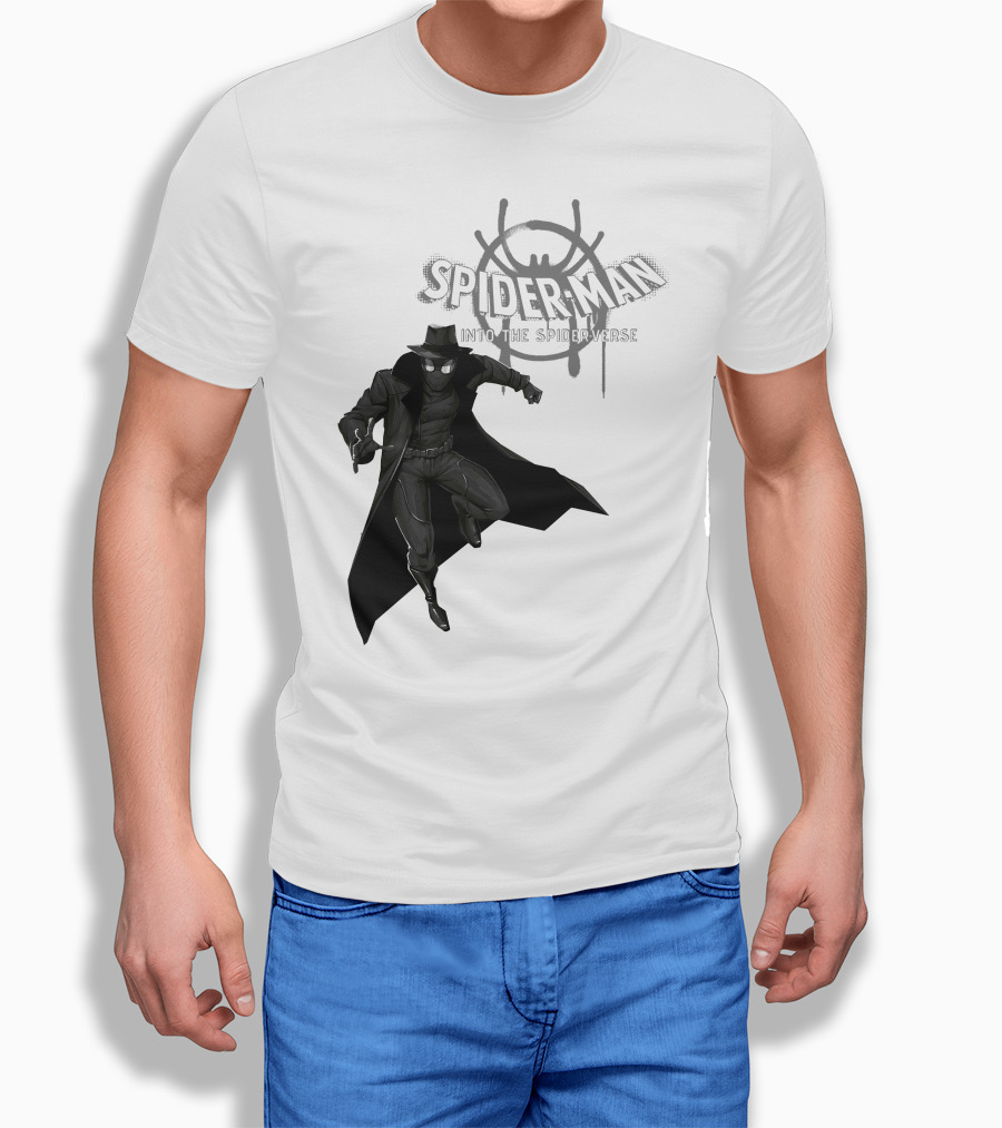 Marvel Spider-Man Into The Spider-Verse Noir T-Shirt