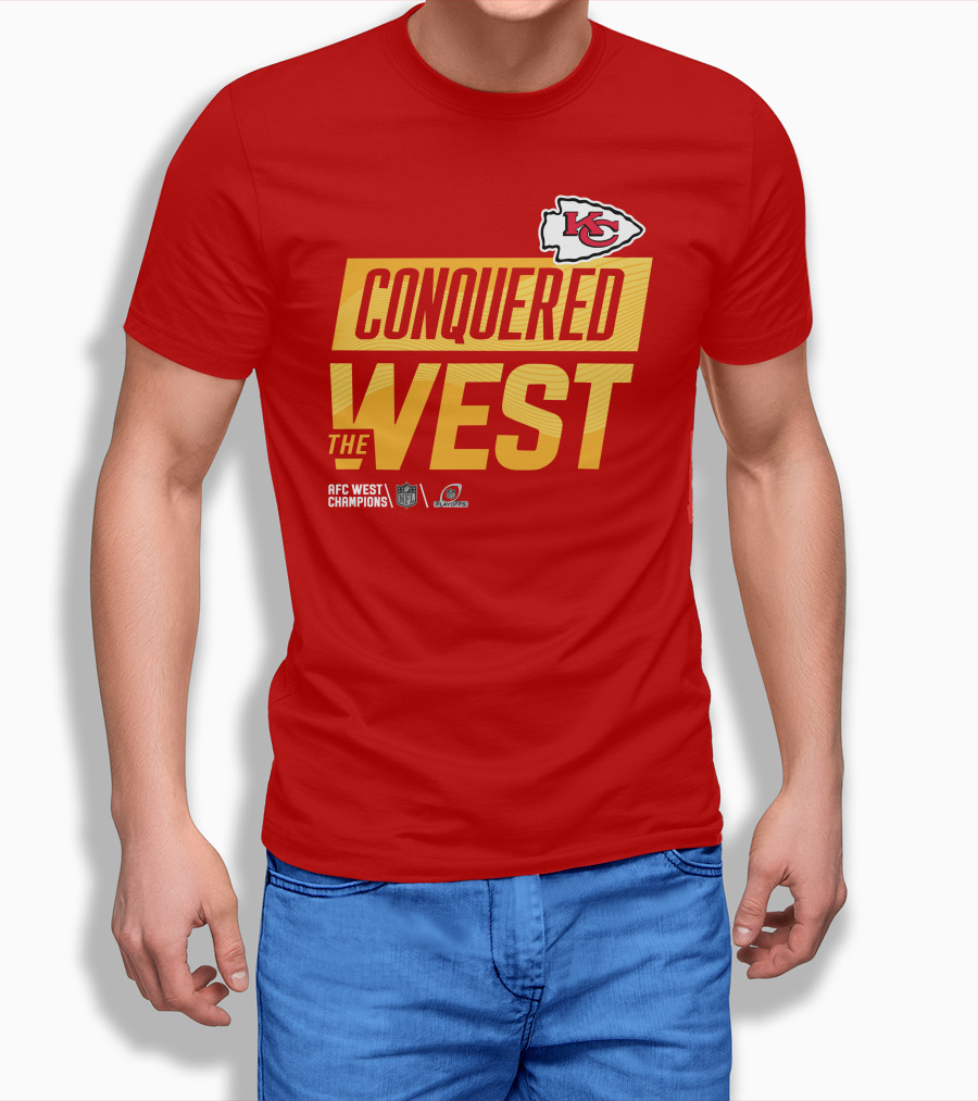 Kansas City Chiefs Conquered The West NFL Playoffs T-Shirt