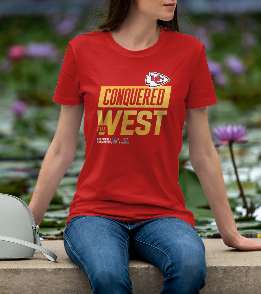 Kansas City Chiefs Conquered The West NFL Playoffs T-Shirt