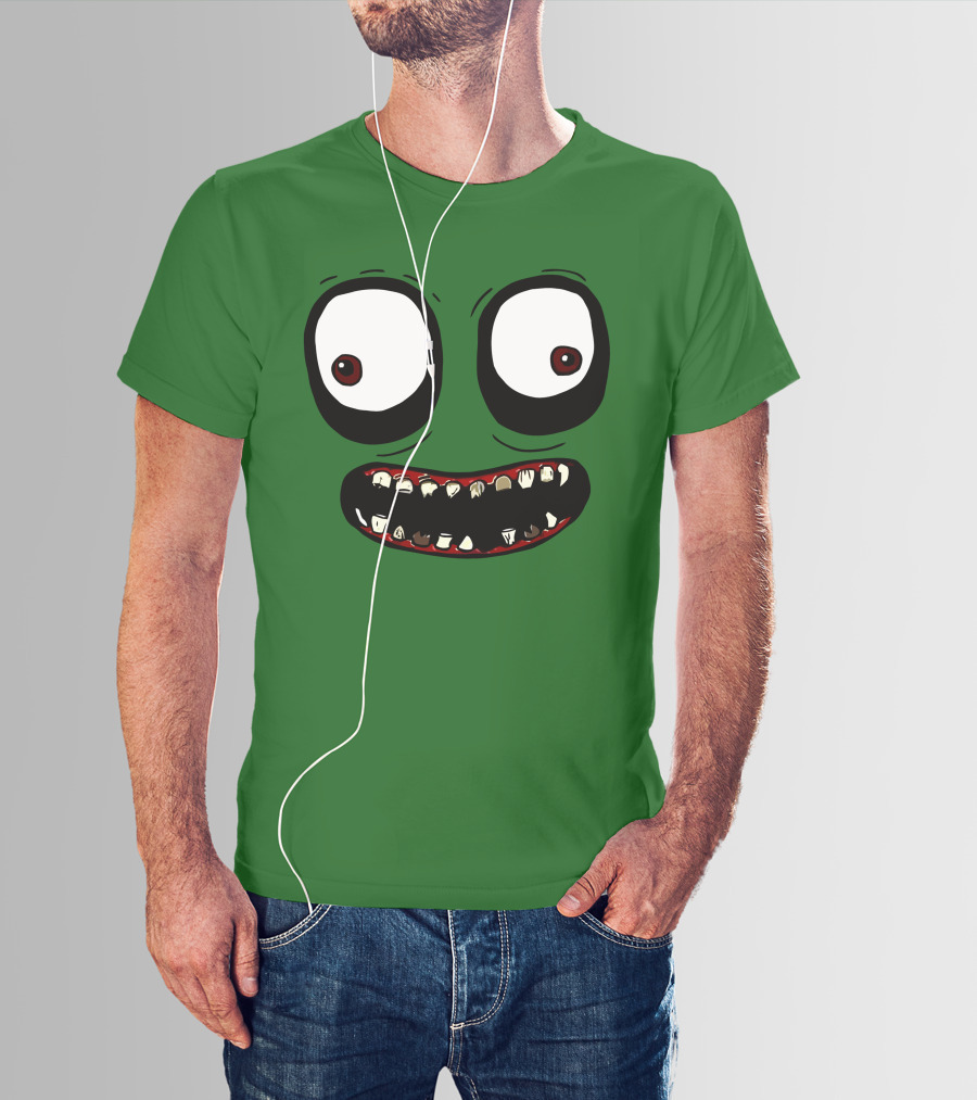 Salad Fingers Creepy Cartoon Eyes And Teeth Merch T-Shirt