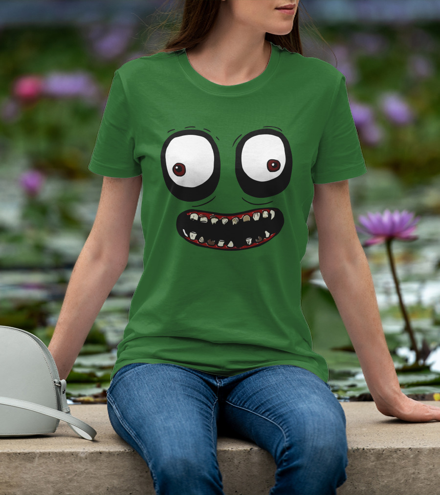Salad Fingers Creepy Cartoon Eyes And Teeth Merch T-Shirt