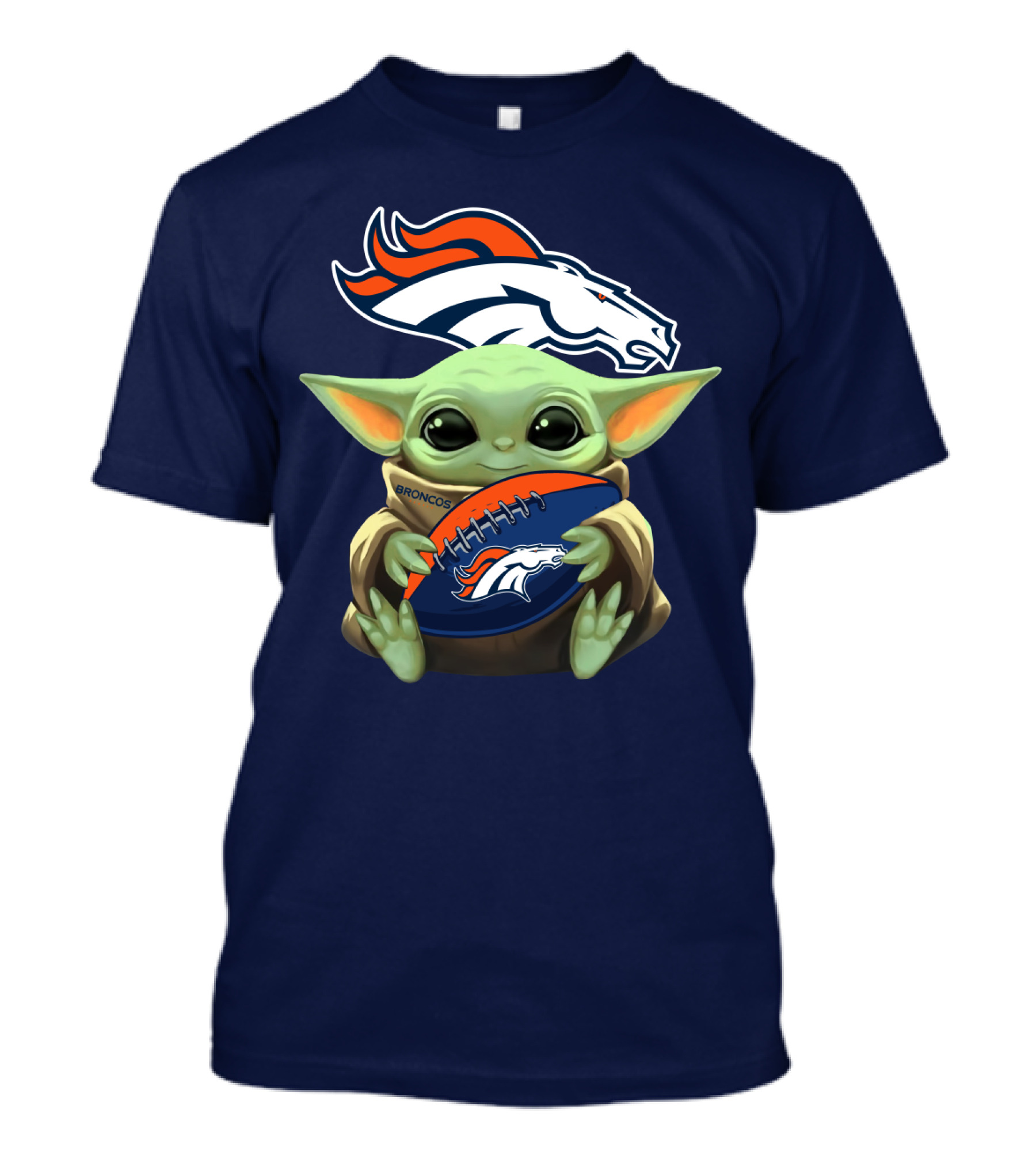 Broncos Baby Yoda T-Shirt