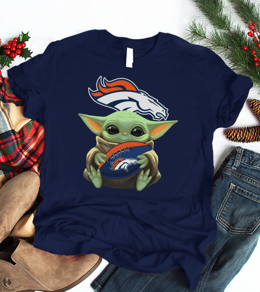 Broncos Baby Yoda T-Shirt