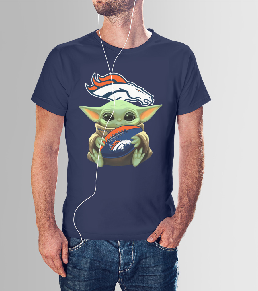 Broncos Baby Yoda T-Shirt
