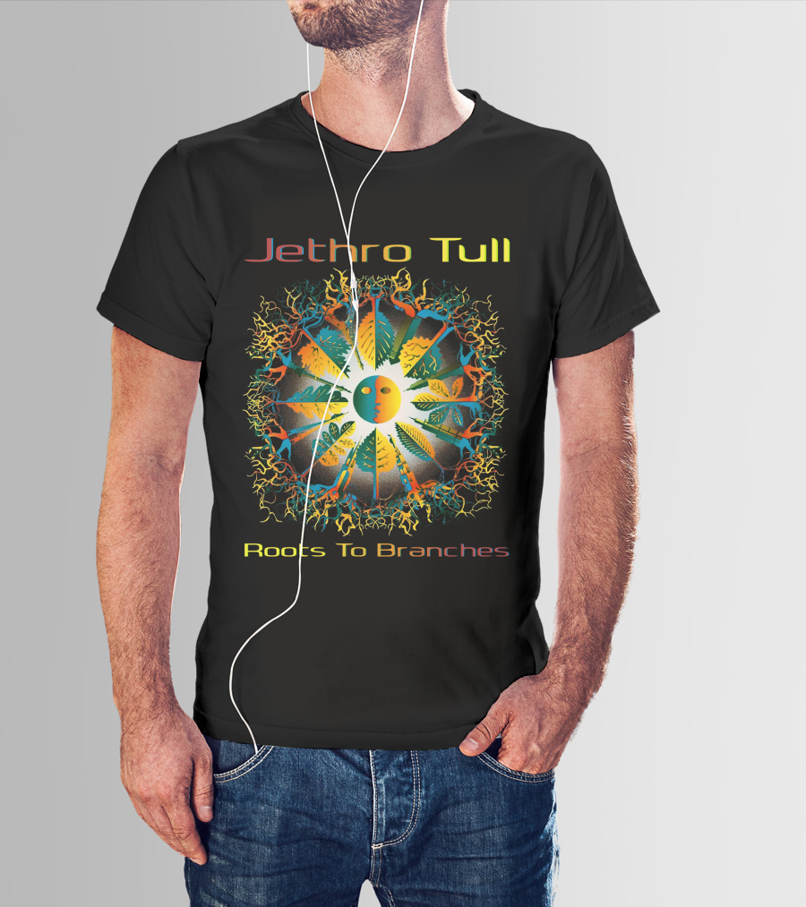 Jethro Tull Roots To Branches Vibrant Tree Circle T-Shirt
