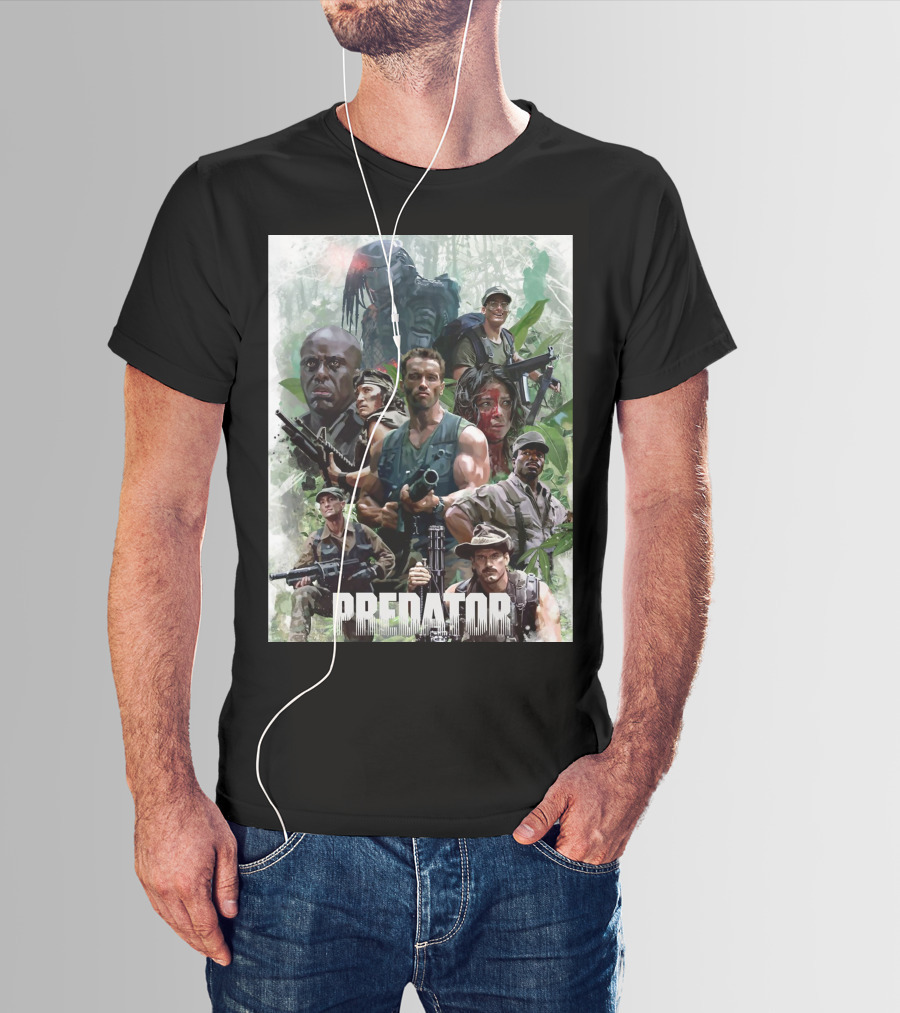 Predator Movie Characters T-Shirt