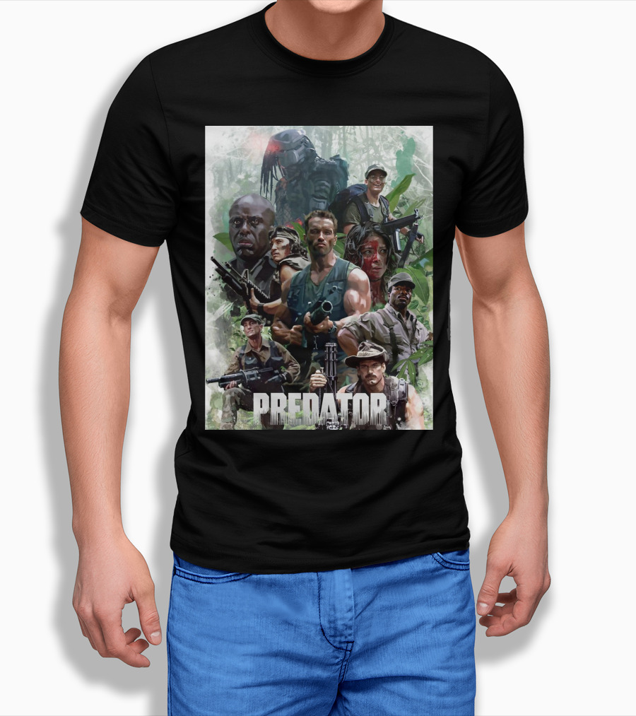 Predator Movie Characters T-Shirt