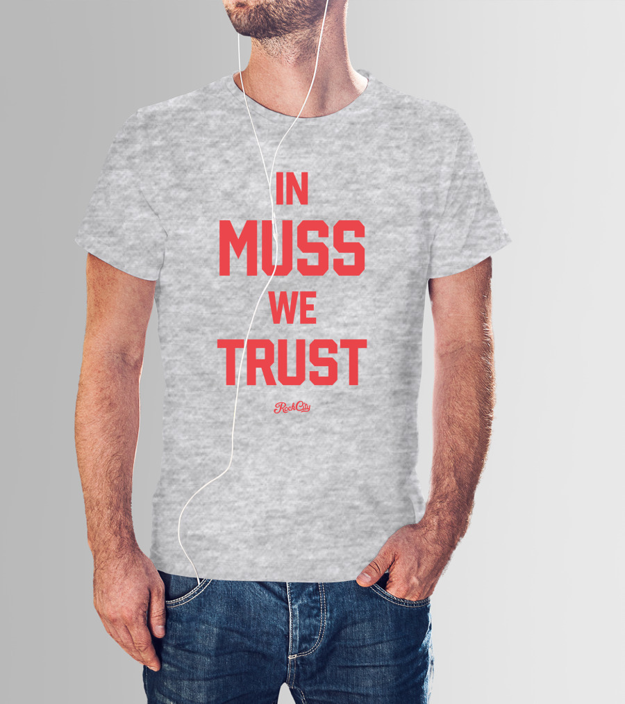 In Muss We Trust Rock City Grey T-Shirt