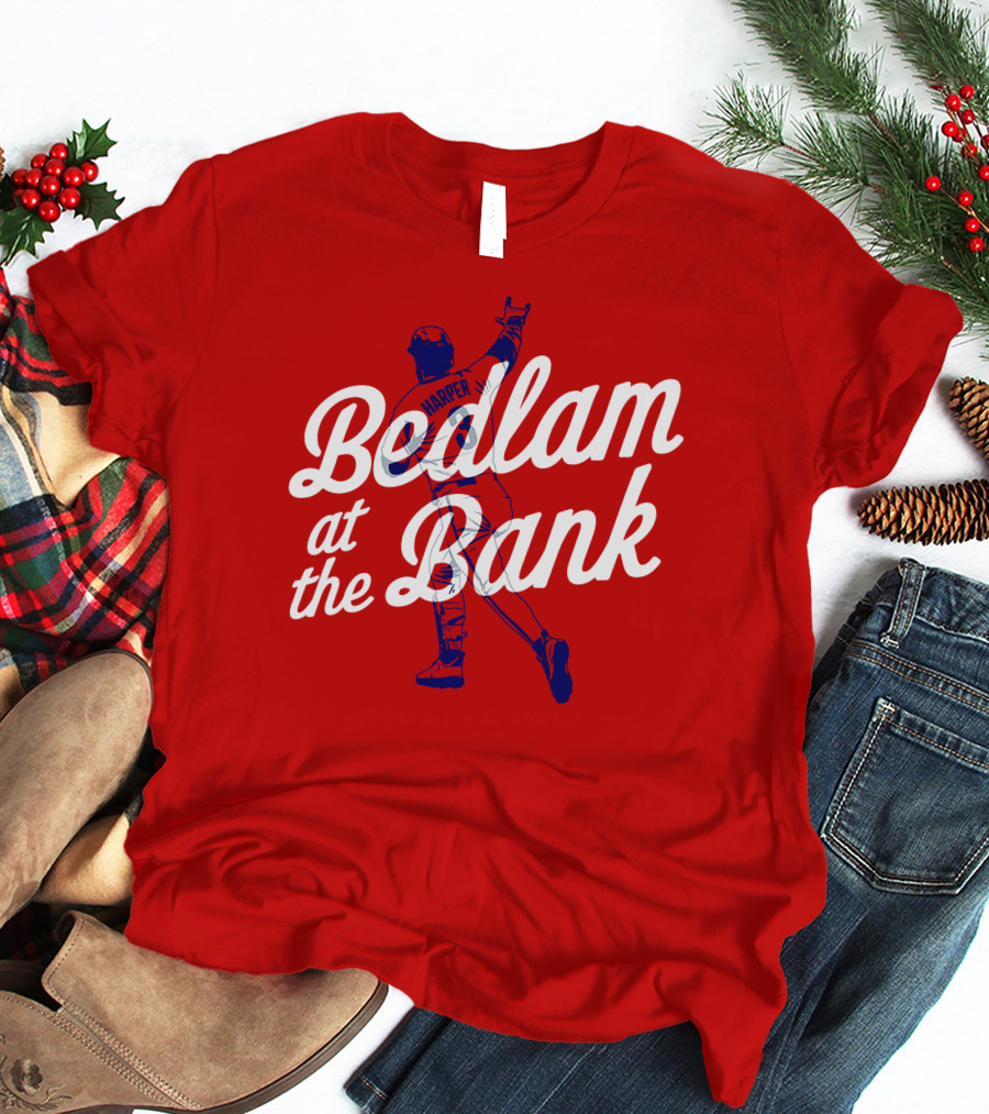 Bedlam At The Bank Harper Baseball Moment T-Shirt