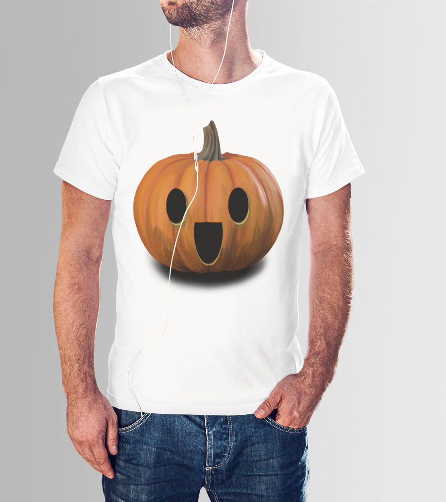 Halloween Pumpkin Scary Evil Cute T-Shirt