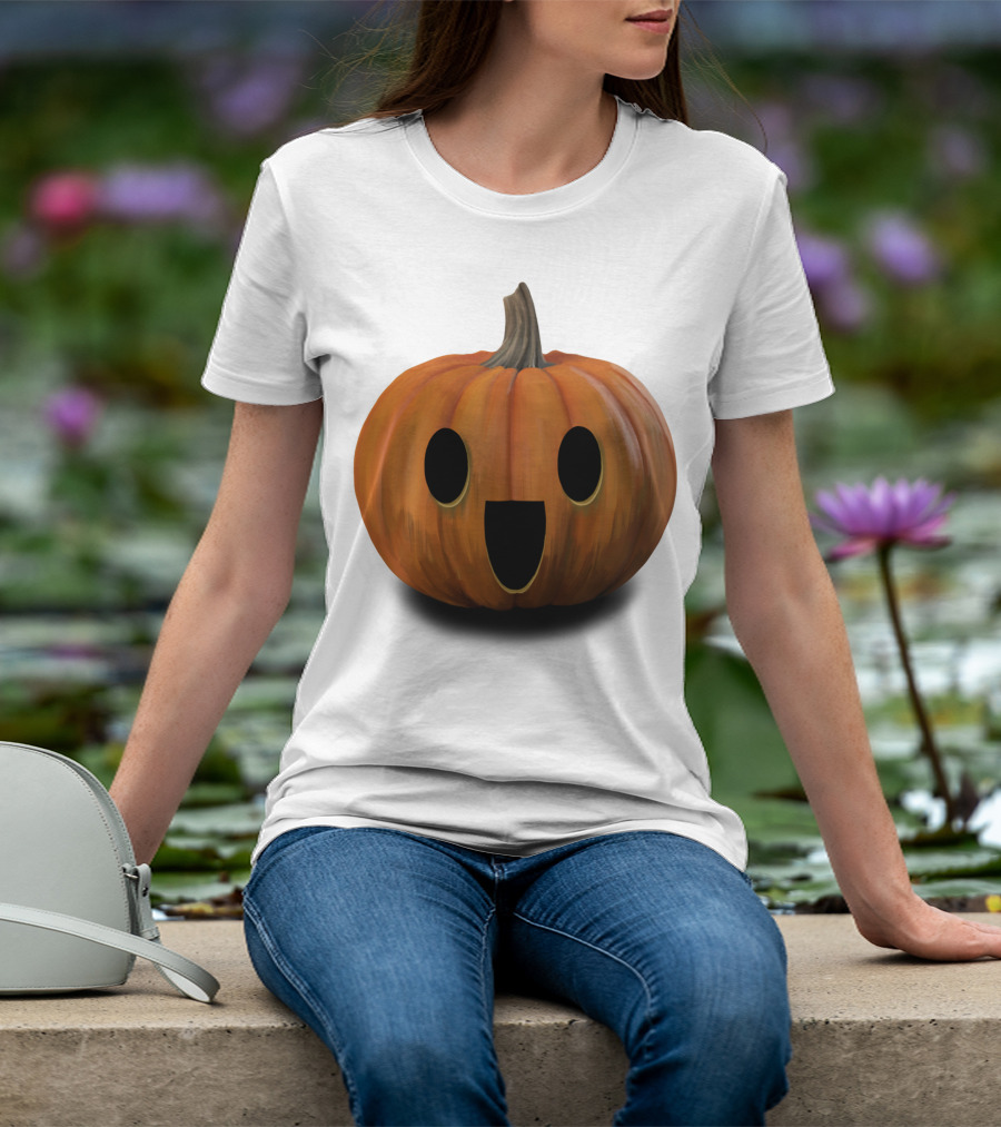 Halloween Pumpkin Scary Evil Cute T-Shirt