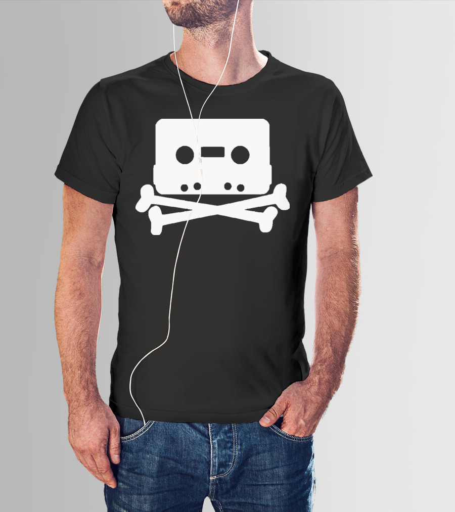 Fettes Brot Germany Rapper Cassette Tape Crossbones T-Shirt