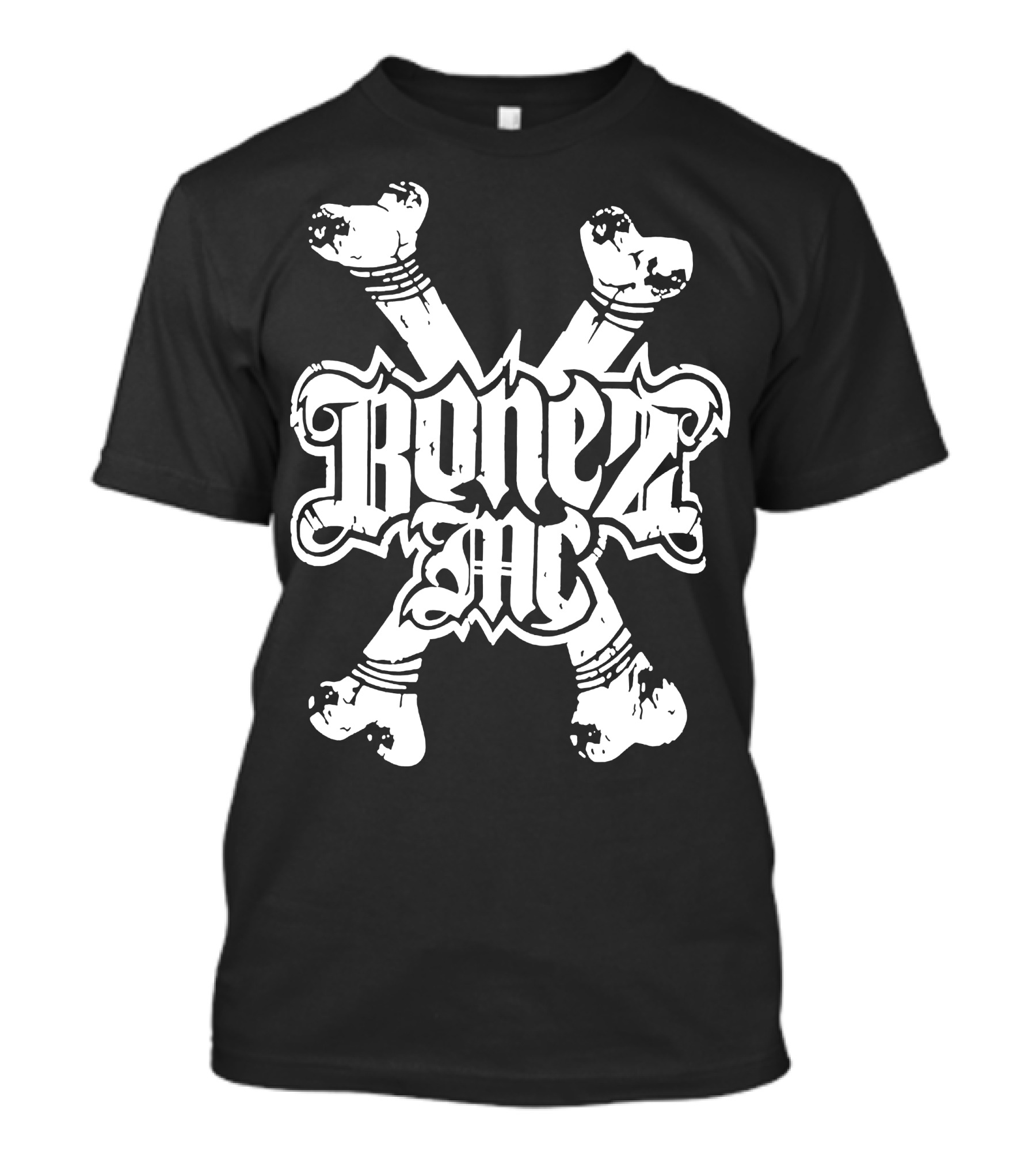 BonezMC Germany Rapper Crossed Bones T-Shirt