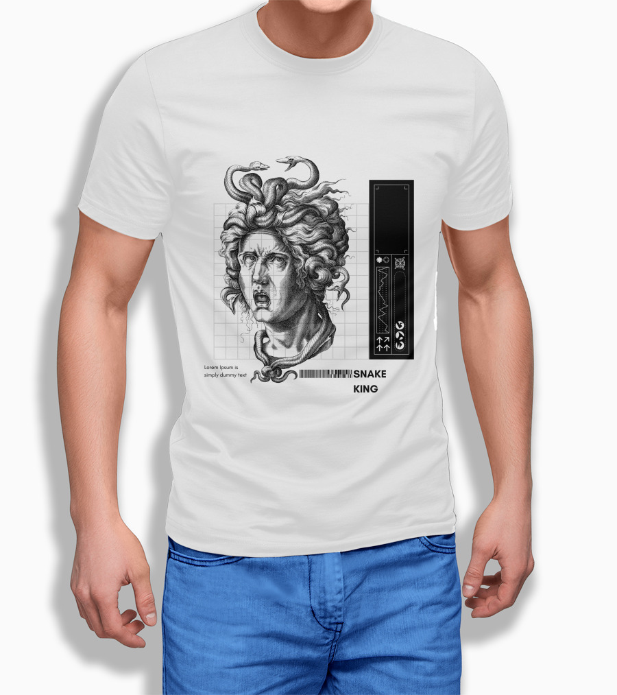 Medusa Snake King T-Shirt