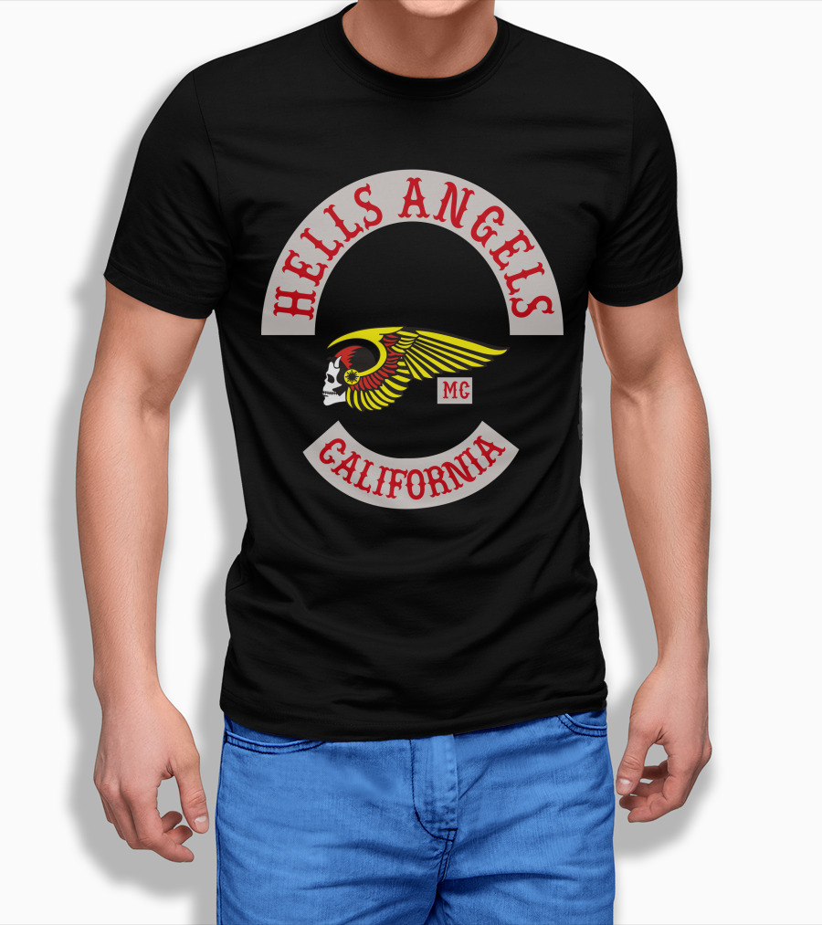 Hells Angels MC California Skull Wing T-Shirt