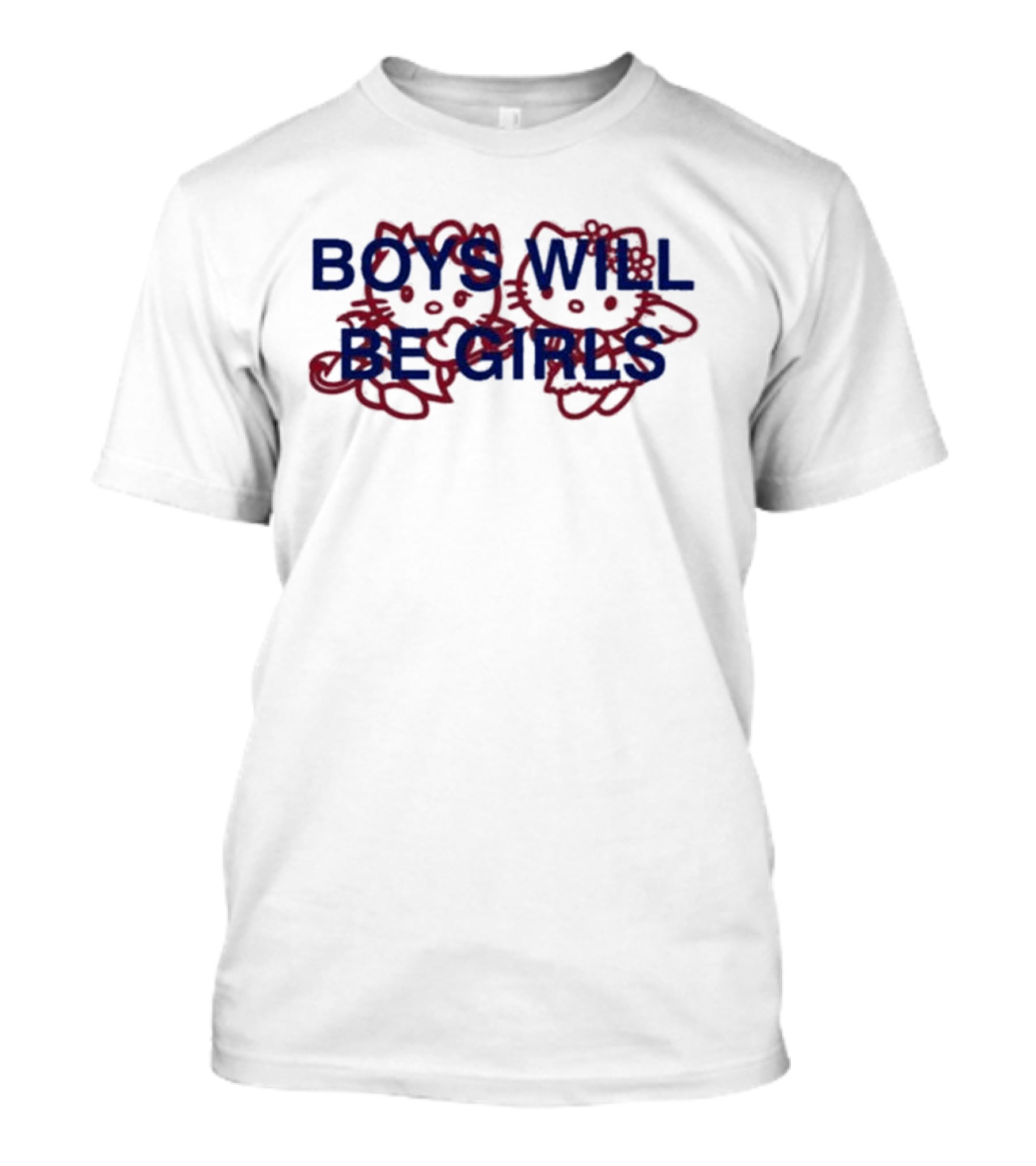 Hello Kitty Boys Will Be Girls T-Shirt