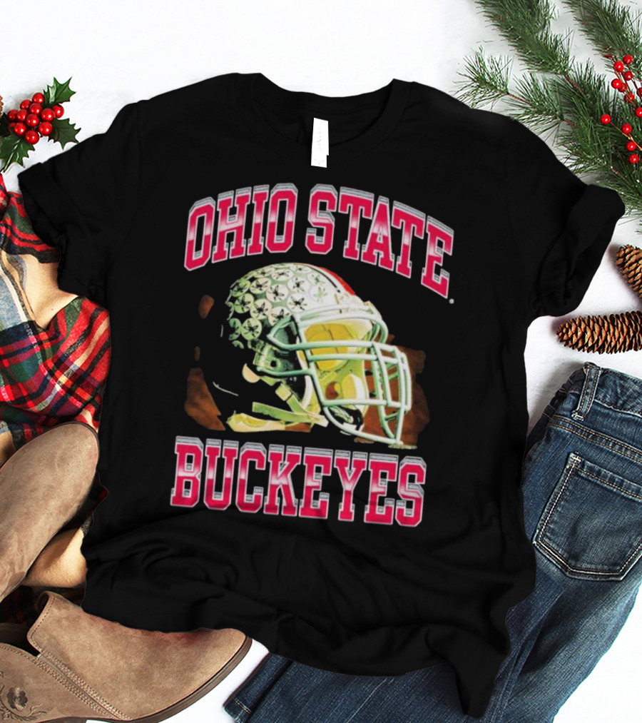 Ohio State Buckeyes Football Helmet T-Shirt