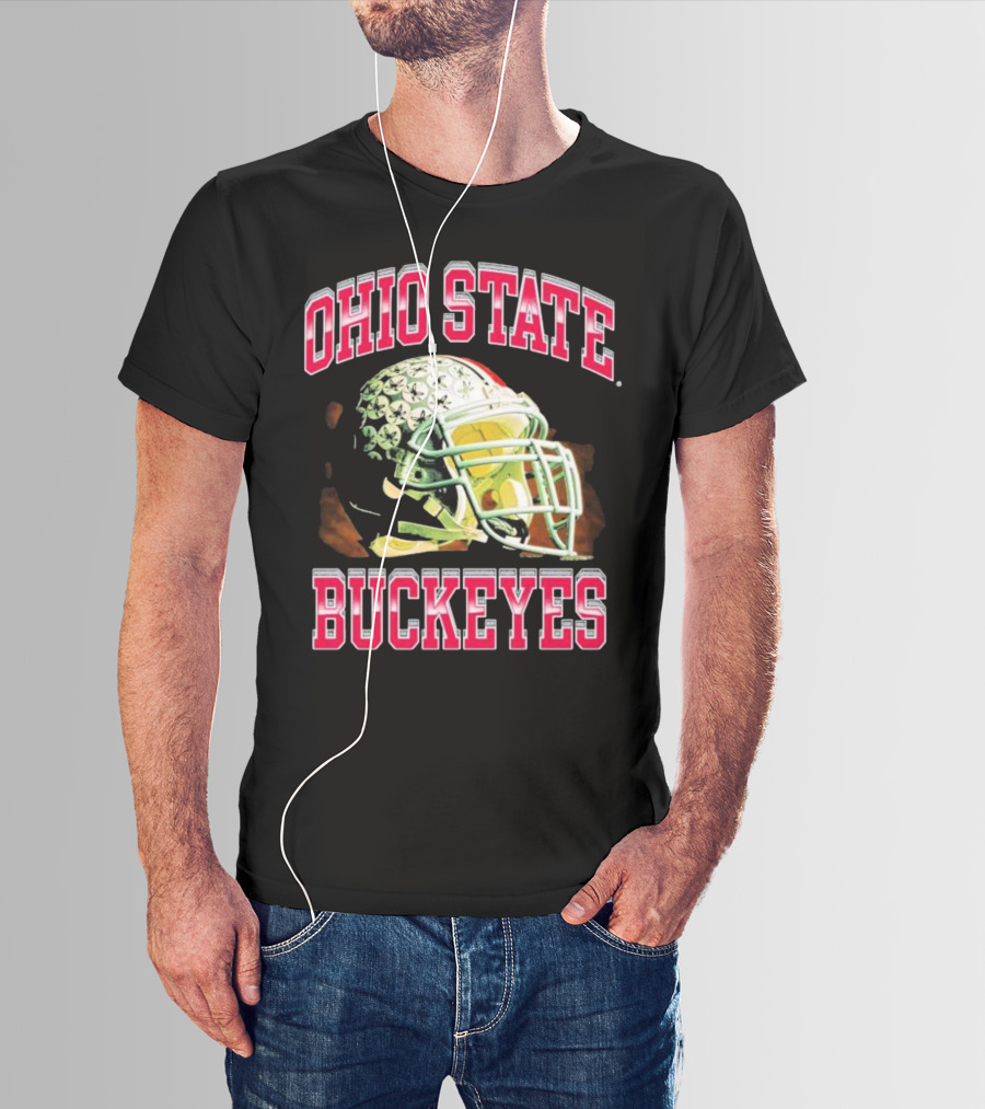 Ohio State Buckeyes Football Helmet T-Shirt