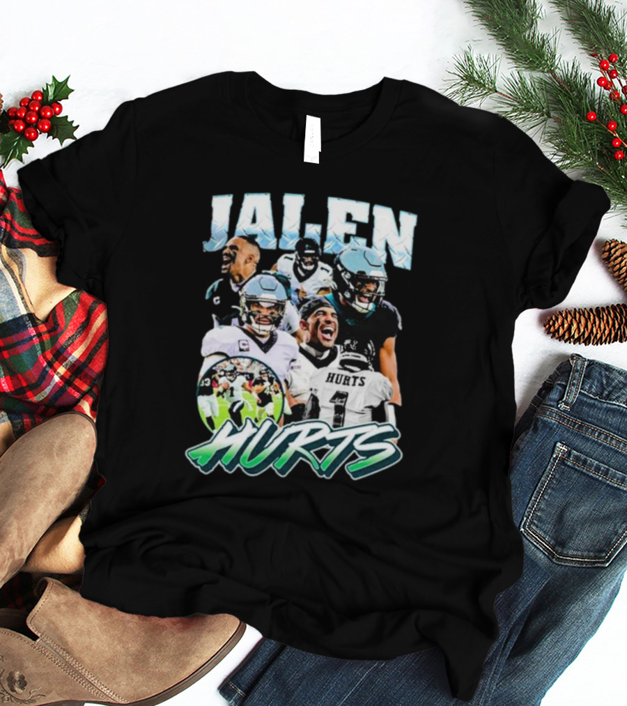 Jalen Hurts Football Images T-Shirt