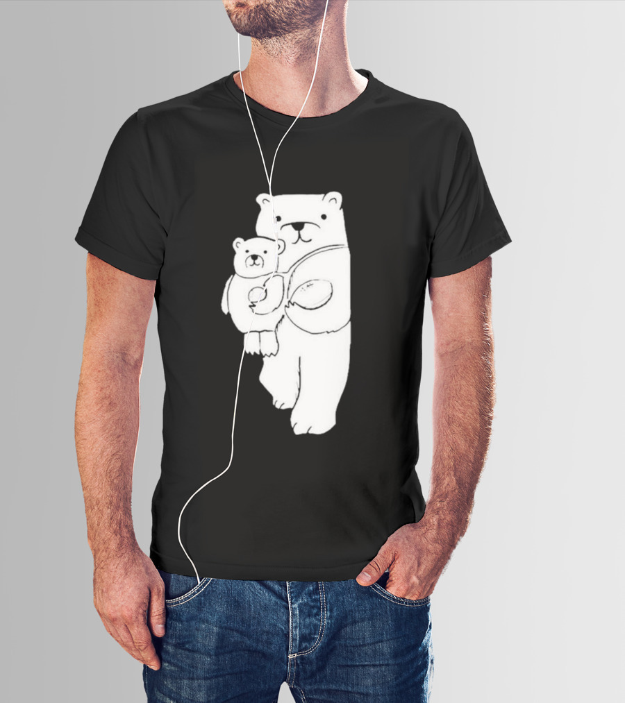 Nathan W Pyle Illinois Bear And Cub Duo T-Shirt