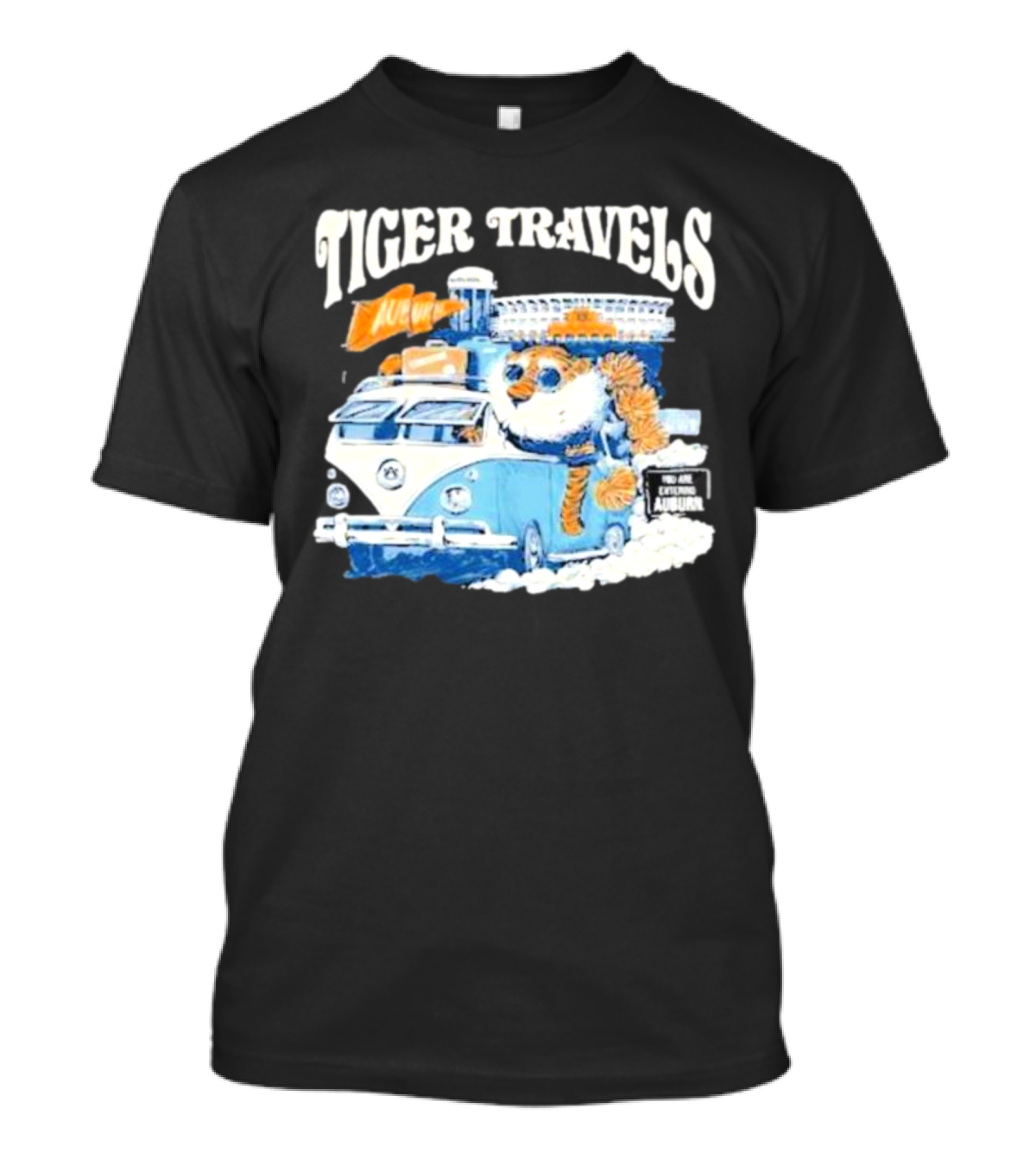Tiger Travels Auburn Stadium Adventure T-Shirt