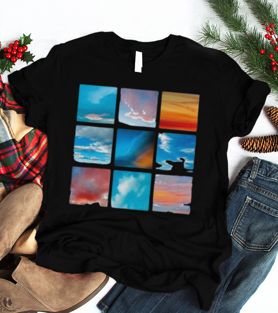 Sunsets And Skies Colorful Sky Panels T-Shirt