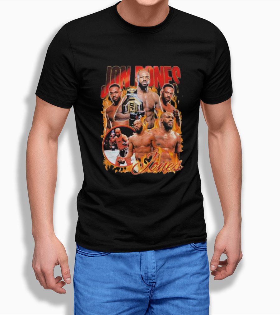 Jon Bones Jones UFC Champion Montage T-Shirt