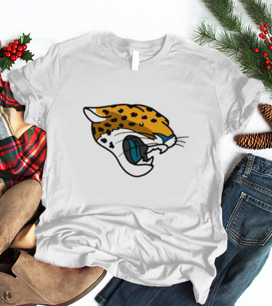 Jacksonville Jaguars Corndoggylol Jaguar Head T-Shirt