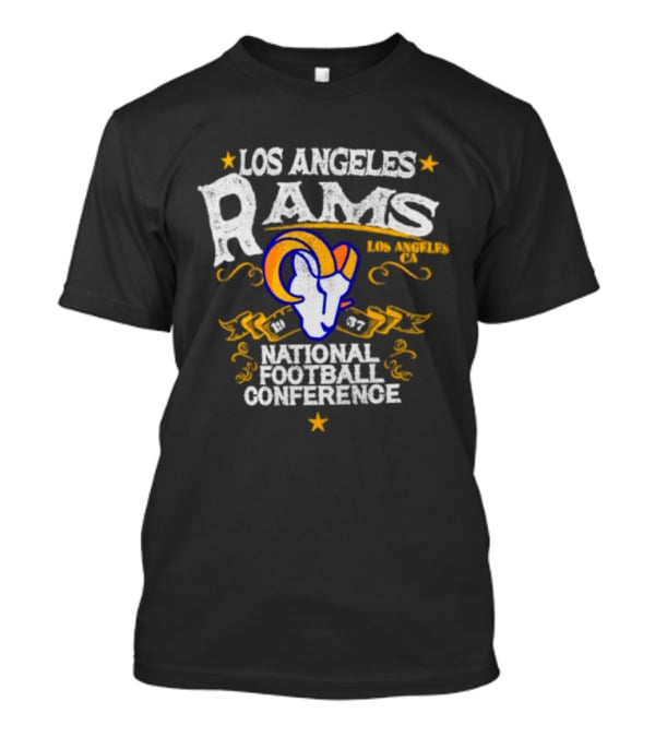 Los Angeles Rams 1937 National Football Conference Los Angeles CA T-Shirt